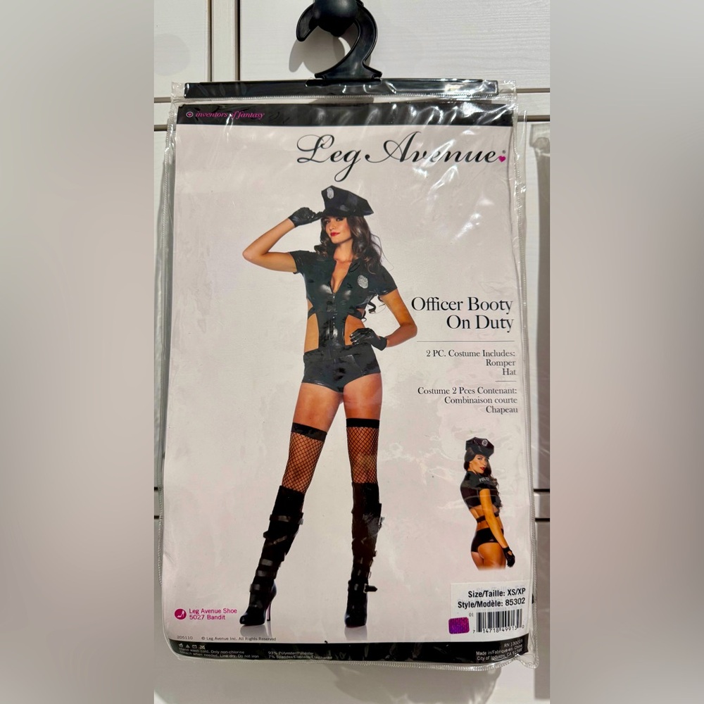 Leg Avenue Black Officer Costume